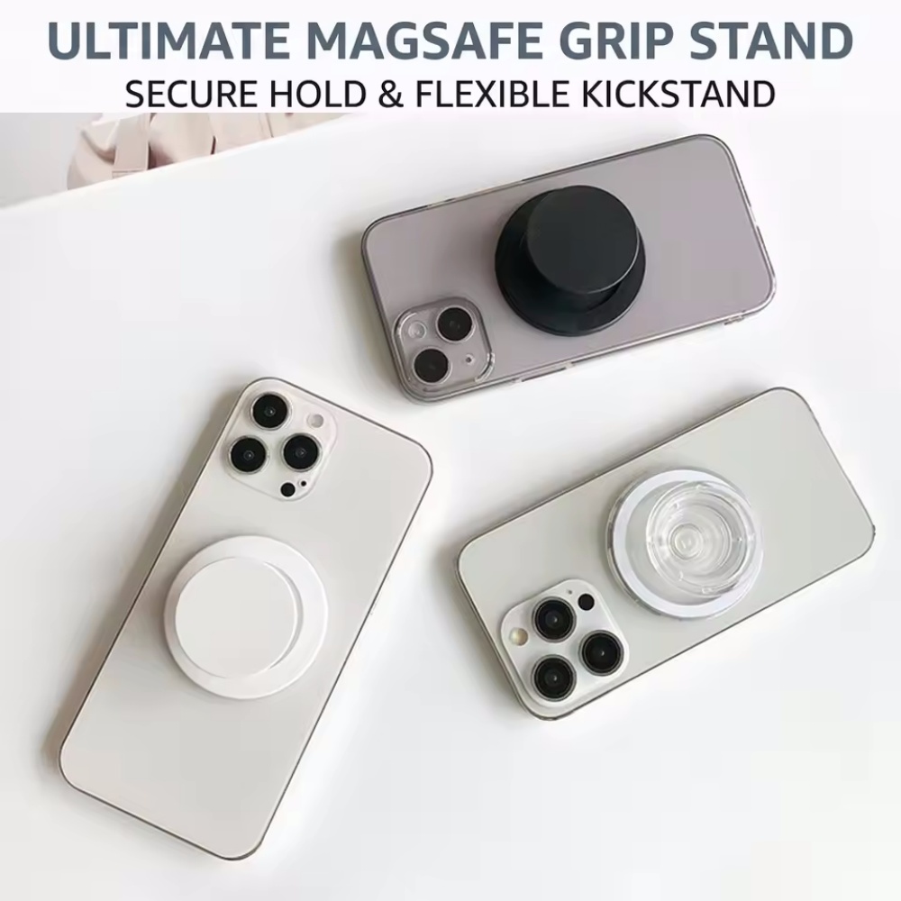 Soporte Magnético Plegable para Teléfono Móvil, Anillo de Soporte para Magsafe, iPhone, Mac, Samsung, Soporte Expansible para Dedo