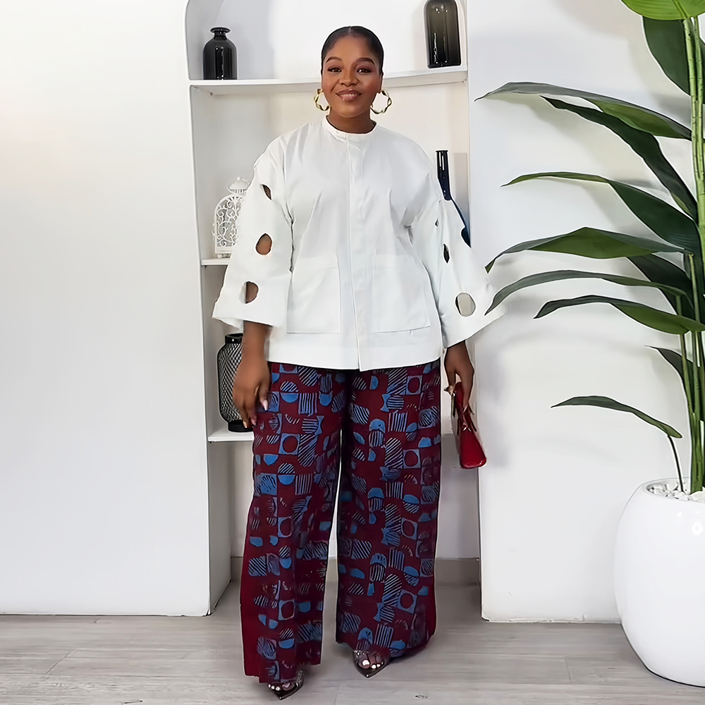 Duas conjuntos de calças de 2 peças mulheres roupas de verão vestidos africanos para mulheres 2025 sexys novo em conjunto de correspondência dames áfrica roupas