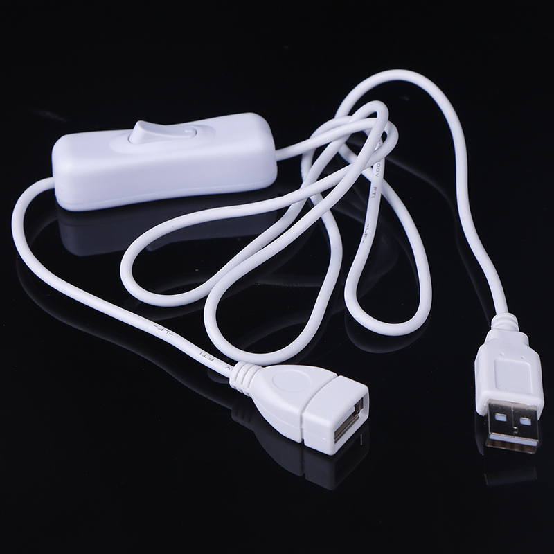 100 см удлинитель USB кабеля с переключателем ВКЛ./ВЫКЛ. Удлинитель кабеля Переключатель USB линия питания прочный адаптер Аксессуары