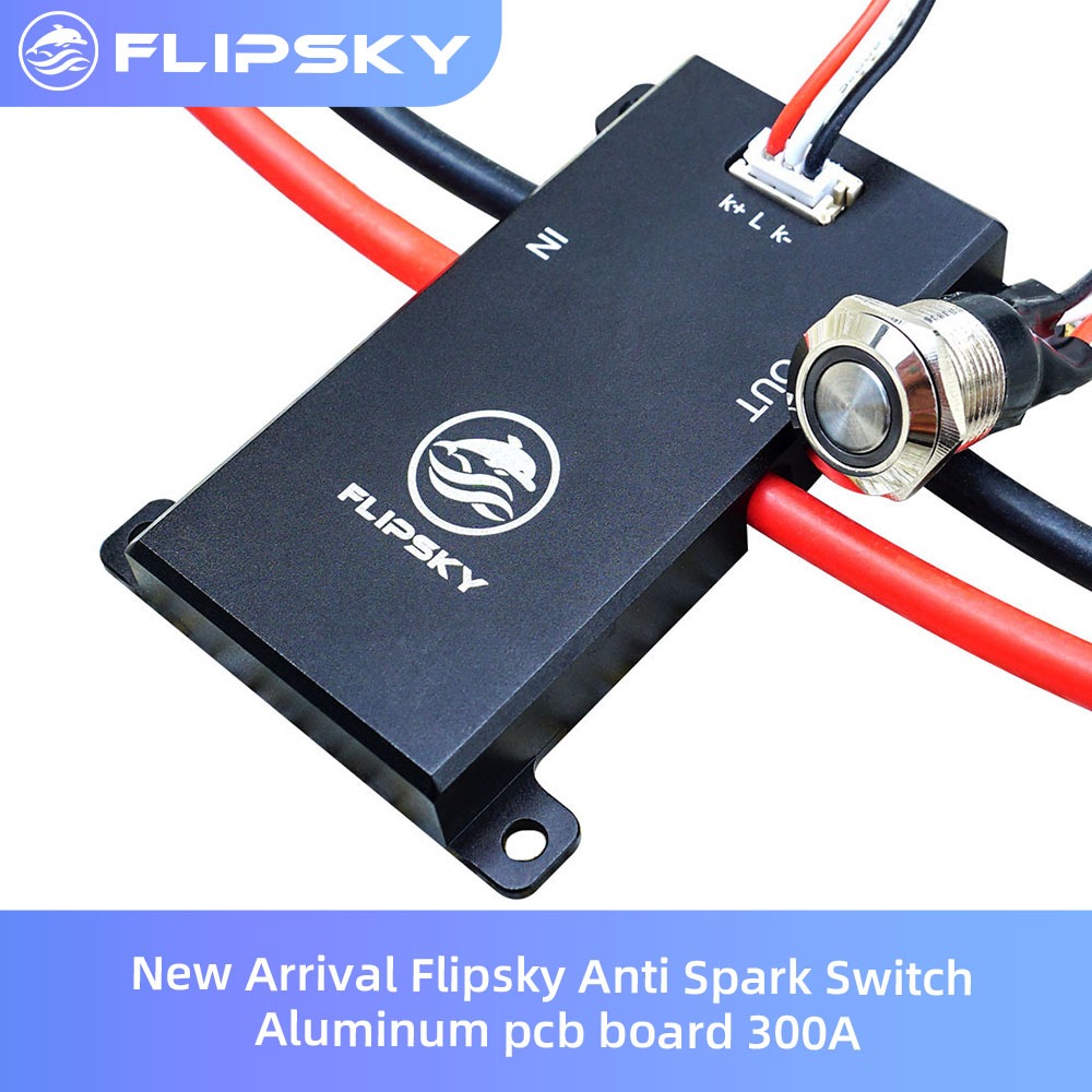 Flipsky-interruptor antichispa V1.0, placa Pcb de aluminio, 80A, para monopatín eléctrico, bicicleta eléctrica, Scooter, Robots ESK8, Longboard
