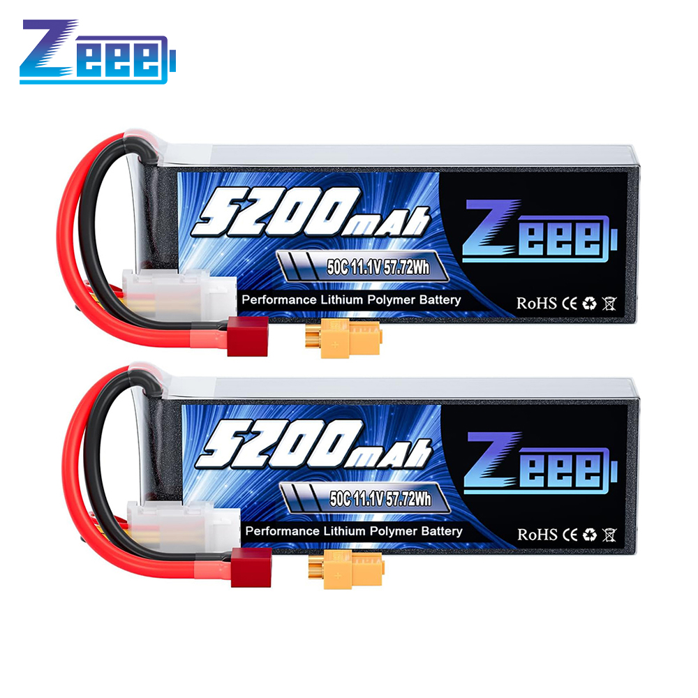 1/2 jednostki Zeee 11.1V 50C 5200mAh 3S Lipo Battery with Deans Plug Soft Case dla RC Car DJI Quadcopter Airplane Helicopter Drones