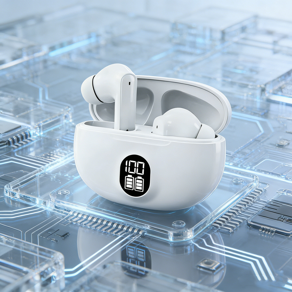 Fone Bluetooth-Kopfhörer, kabellose TWS-Kopfhörer, Bluetooth-Ohrhörer, wasserdichtes Headset mit Mikrofon für alle Smartphones