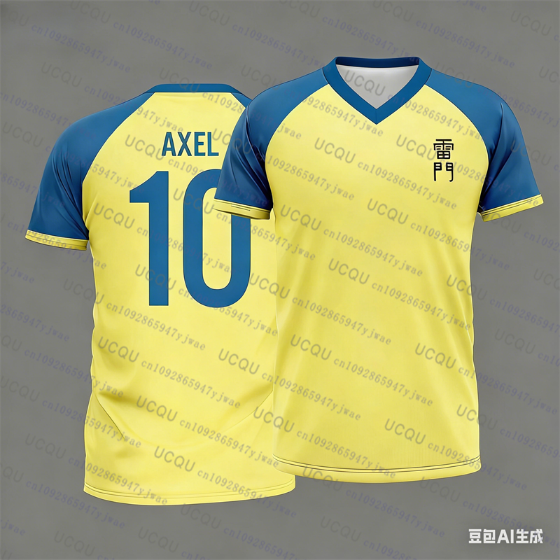 Japan Soccer Anime Parent-child TShirt Inazuma Eleven Kaio Boys Girls Clothes Sports Breathable Quick-Drying Daily Training Top