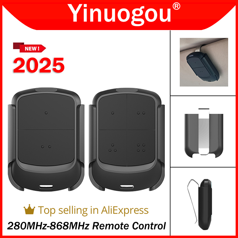 Newest 280MHz-868MHz Multifrequency Garage Door Remote Control Duplicator 433MHz 868MHz Auto Scan Clone Code Grabber Gate Opener