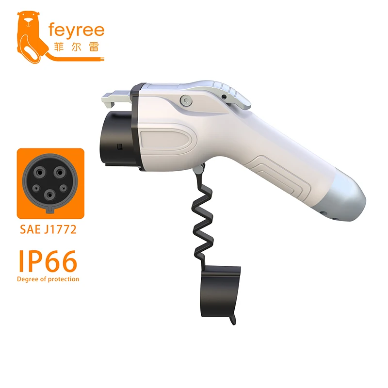 Feyree EV Charger Type1 Charger Plug 16A 3.5KW 32A 7KW 1Phase SAE J1772 Connector for Electric Car Charger Charging Station