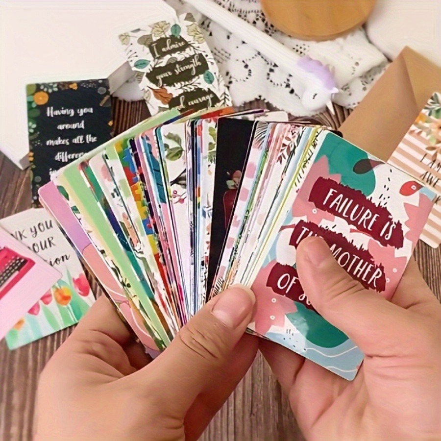 72 Stück/Packung inspirierende Grußkarten – positive Energie, motivierende Zitate von Studenten und allen Gelegenheiten – perfekt