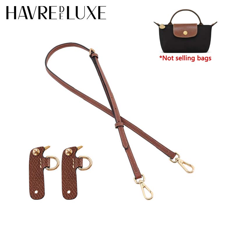 Mini-tassen Leren schouderriemset Geschikt voor Longchamp Mini Pouch Verstelbare crossbody kleine tasaccessoires