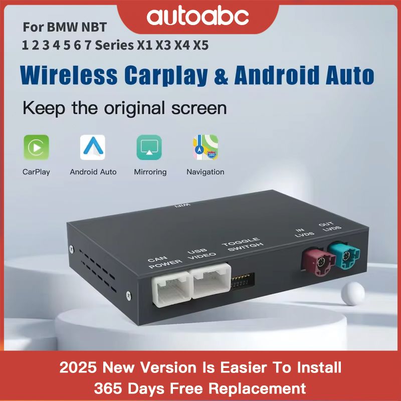 Wireless CarPlay Android For BMW NBT CIC System 1 2 3 4 5 Series X1 X3 X4 X5 F20 F21 F30 F31 F34 F10 F48 F25 F26 F15 F60 F10 E84