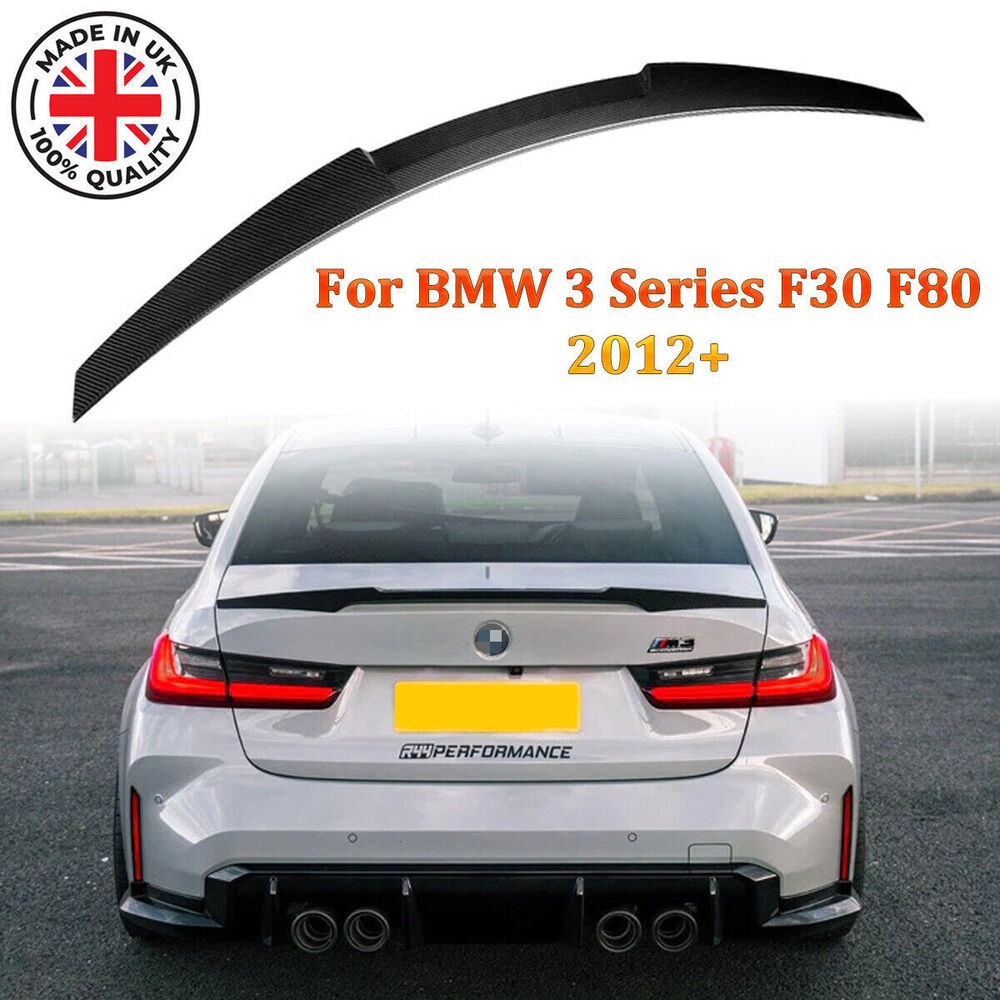 Alerón de maletero de fibra de carbono para BMW Serie 3, F30, F35 y M3, F80, estilo CS
