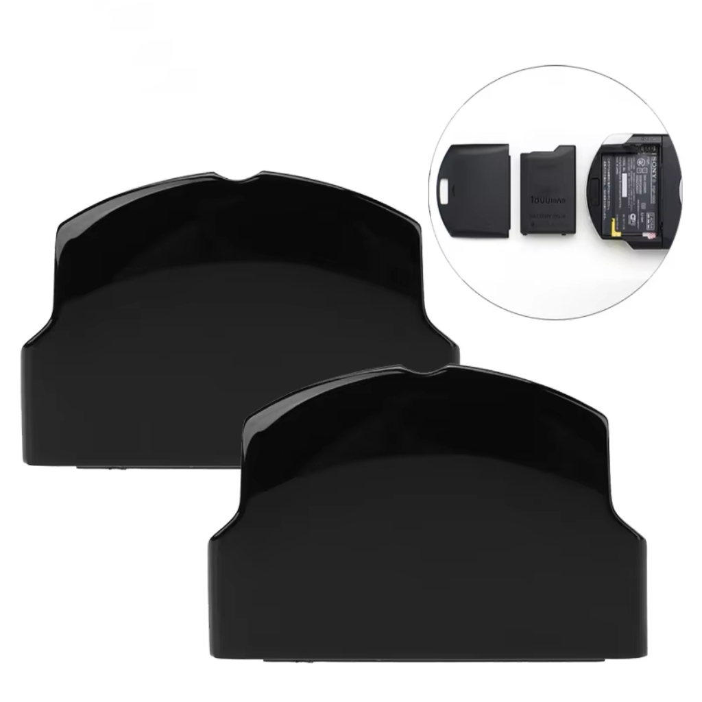 Battery Back Door Cover Case Replacement for PSP 2000/3000/Fat Console Repair Housing Shell Black