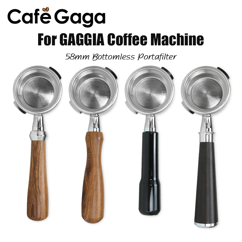 58MM kolba do kawy bez dna do GAGGIA Classic Pro Naked kosz filtrujący akcesoria baristy ekspres do kawy narzędzia towary