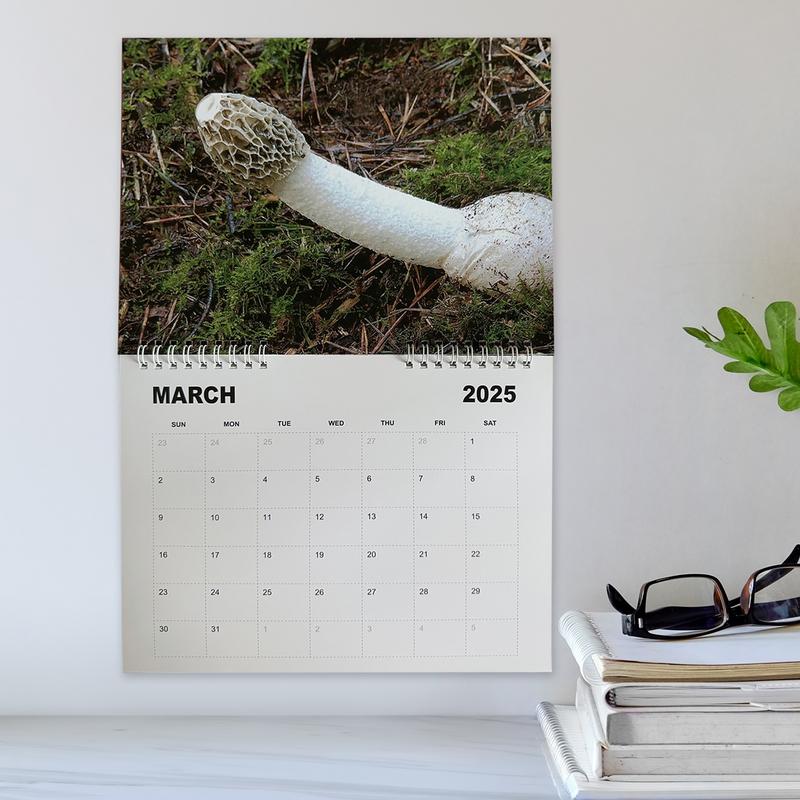 Nature Cock Calendar 2025 Monthly Writing Planner Monthly Planning Wall Calendar 2025 Monthly Writing Planner With Space Prank