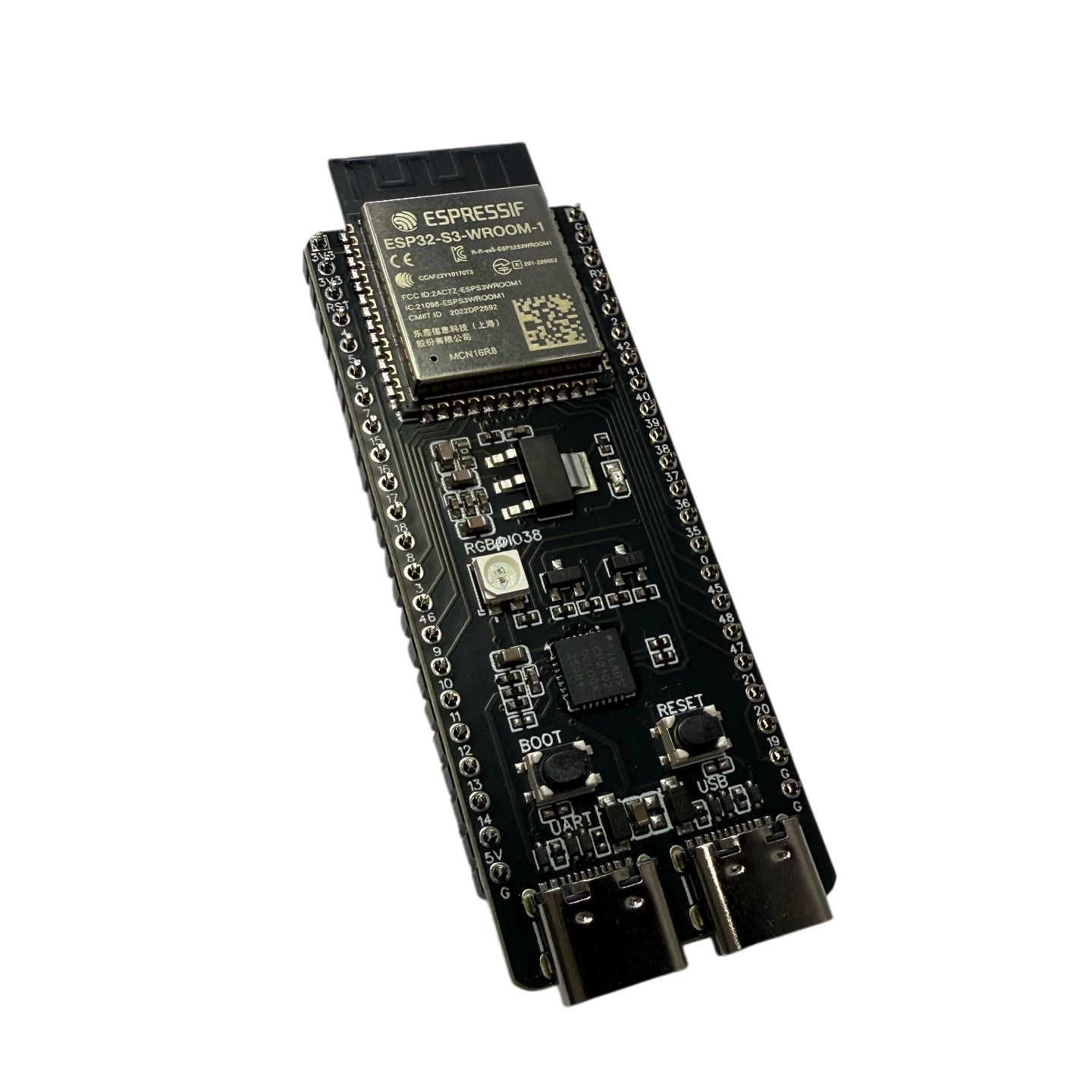 Placa de Desarrollo ESP32 S3 con Interfaz Tipo-C ESP32-S3-DevKitC-1 Original con Módulos ESP32-S3-WROOM-1 N16R8 y N32R16V