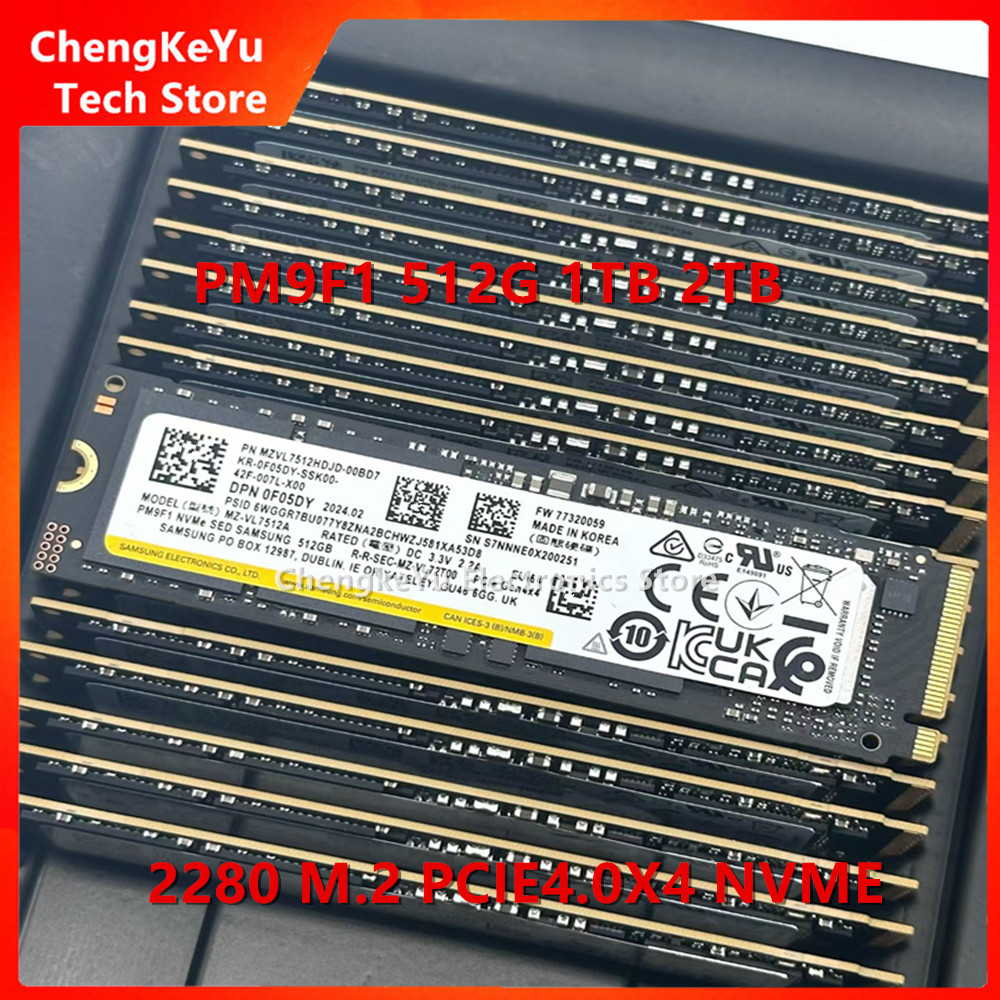 SSD PM9F1 512GB 1TB 2TB SED PCIe4.0x4 M.2 2280 NVMe voor Dell versie solid-state drive geschikt voor servers Origineel voor Samsung