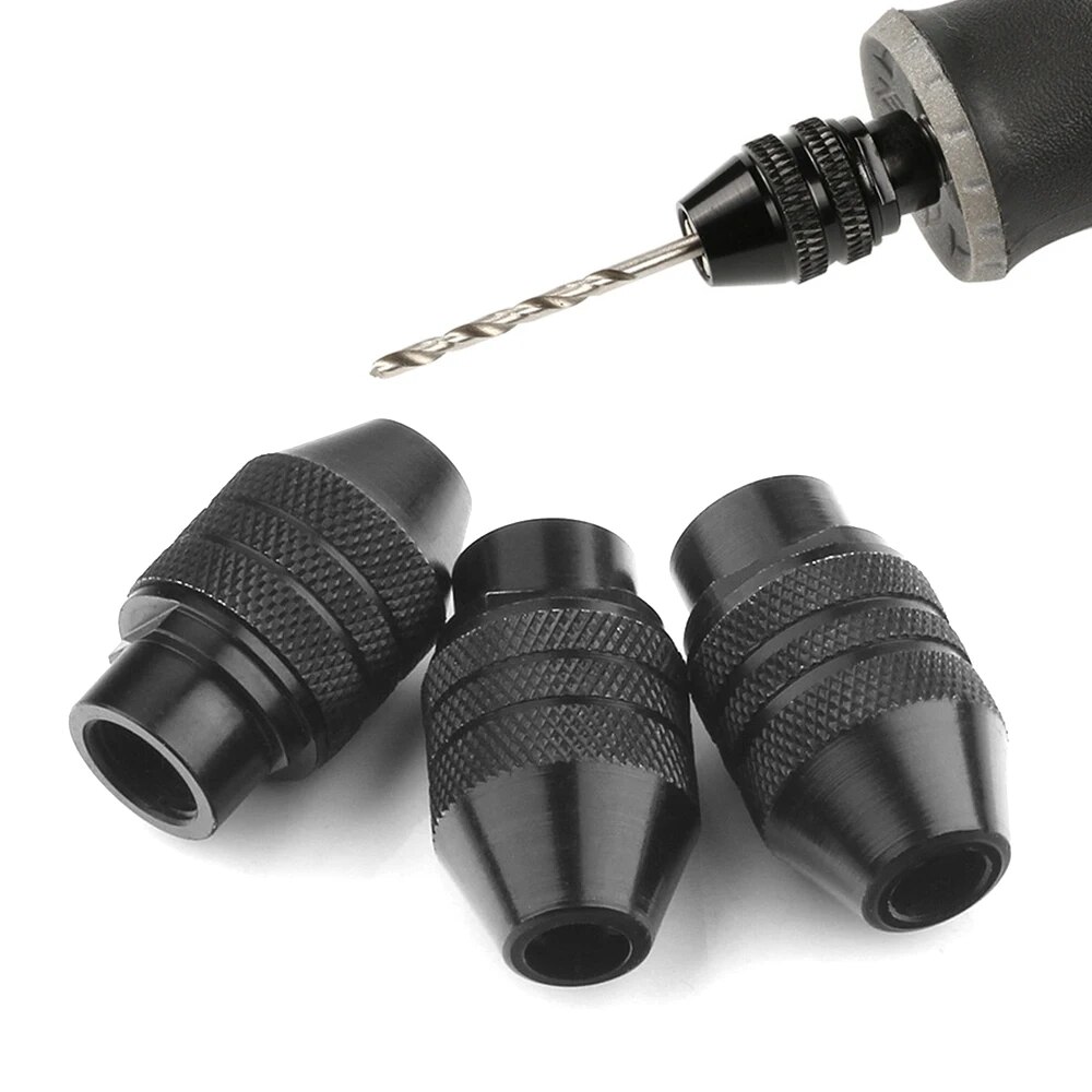 Portabrocas de tres mandíbulas de 0,3-3,2mm, molienda eléctrica, hecho británico, Zhuomei 9/32-40, accesorios de herramientas de sujeción eléctrica, 1 ud.