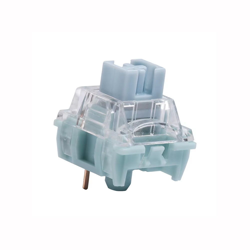 TTC silencieux bleuâtre blanc commutateurs Tactile 42g interrupteur arrondi Tactilité pointue longue ressort clavier mécanique rvb MX bricolage commutateur