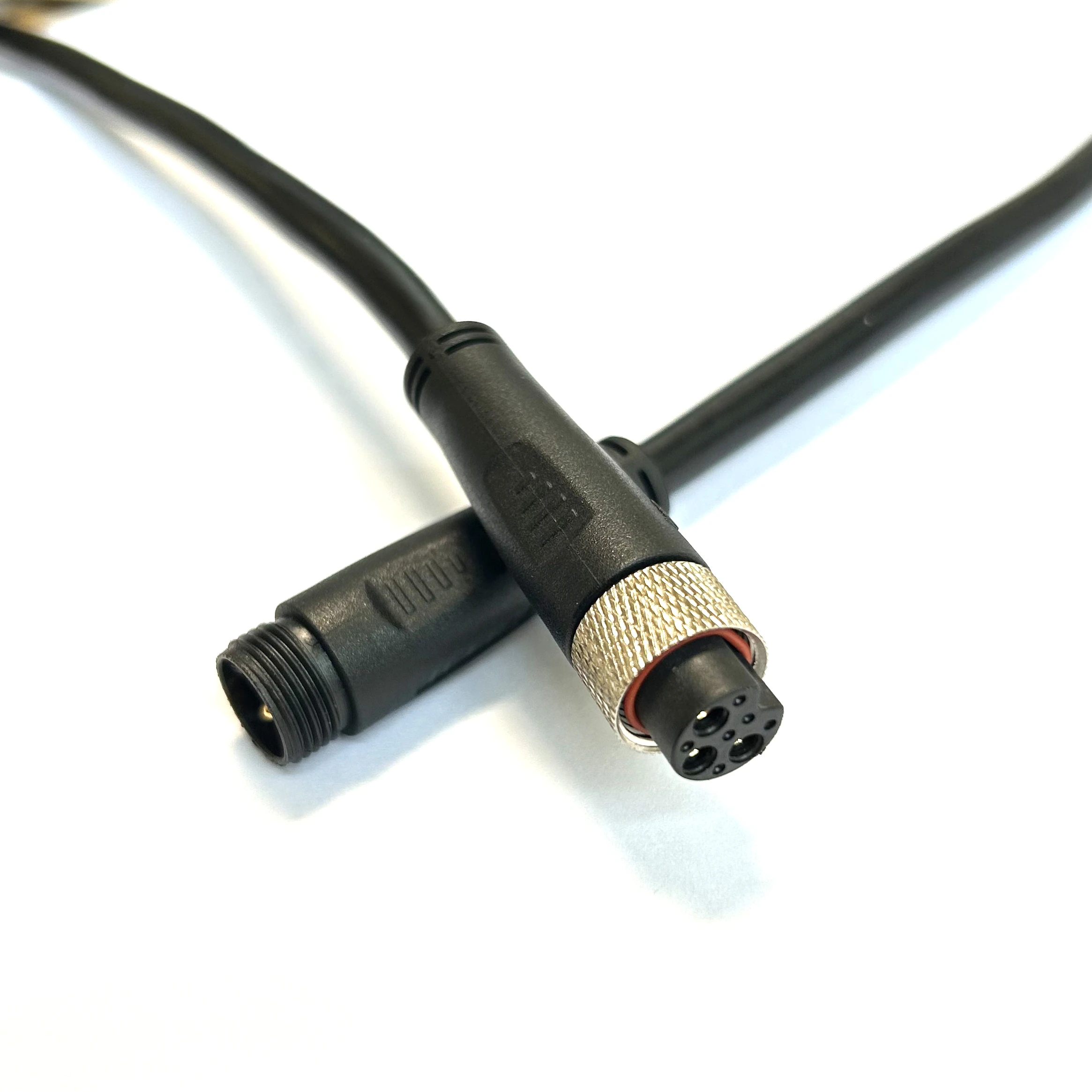 JULET L914 9 pin Waterproof Connector for Electric Bike Motor Screw Locking Male Female Motor Cable L=1100mm
