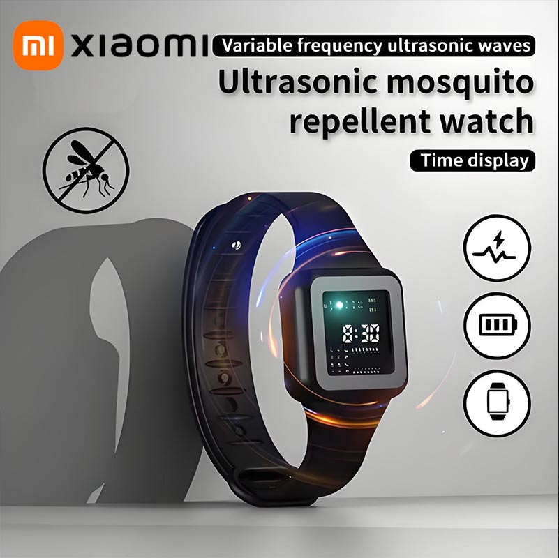 Антистатические часы Xiaomi, браслет для домашней мастерской, мгновенное устранение, уменьшение статического электричества, антистатические часы, отображение времени