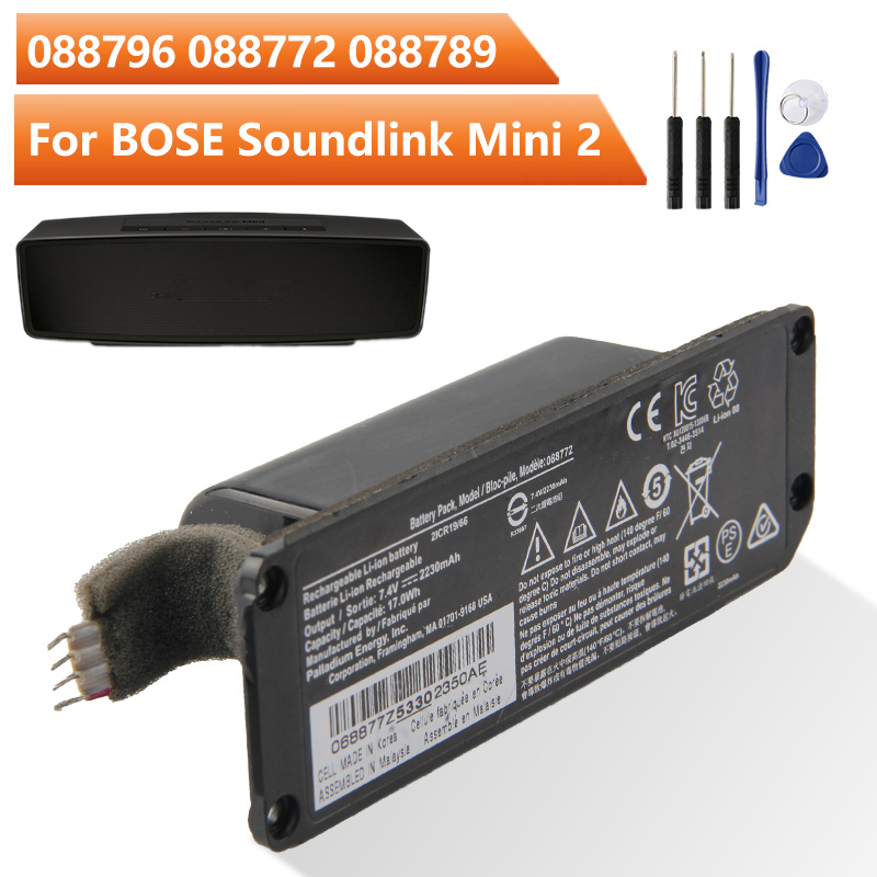 Ban Đầu Thay Thế Pin Cho Loa BOSE Soundlink Mini 2 II Bose 088789 088796 088772 Chân Thực Pin 2230MAh Với Công Cụ Miễn Phí