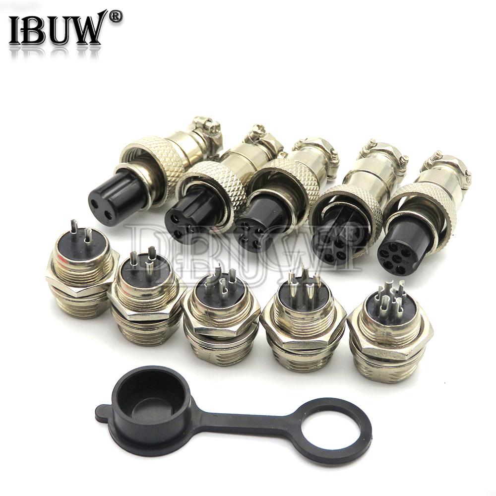1 ensemble/lot GX12 2/3/4/5/6/7 broches mâle + femelle 12mm L88-93 prise d'aviation circulaire connecteur de panneau de fil avec couvercle en plastique