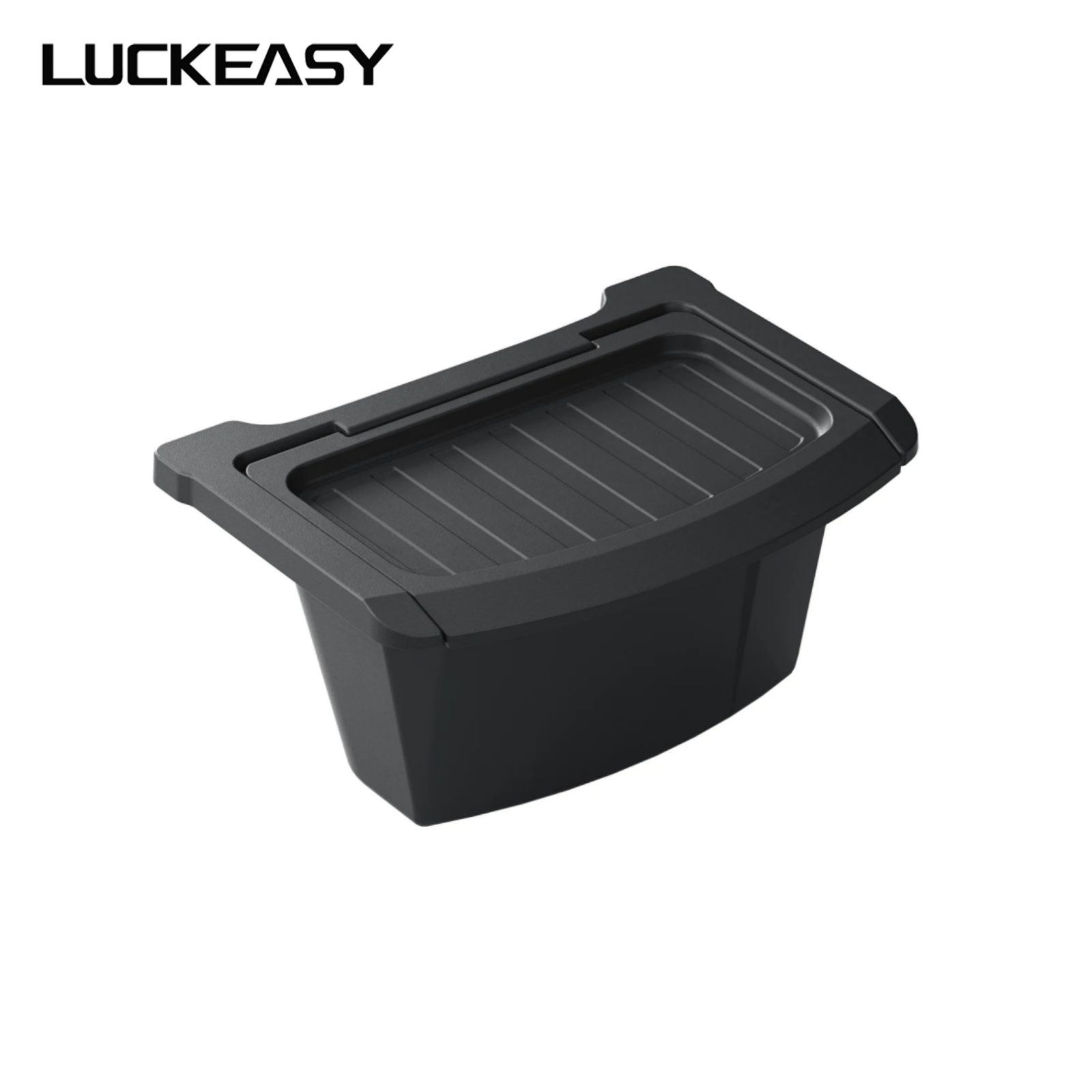 LUCKEASY (Não Compatível com a Versão Berlin) para Tesla Model Y Lançamento 2025 2026 Juniper: Acessório Organizador de Caixa de Armazenamento Traseira para Apoio de Braço do Carro