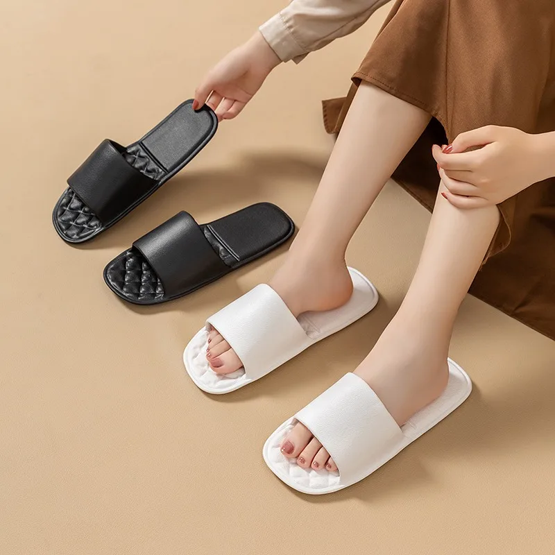 Zapatillas de viaje plegables para mujer, zapatillas desechables portátiles antideslizantes para natación, viaje de negocios para hombre, Hotel, se pueden bañarse