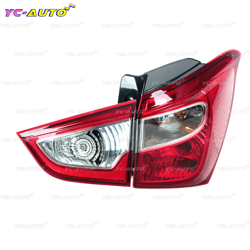 ไฟท้ายเบรคท้ายรถสำหรับ Suzuki S-Cross 2014 2015สำหรับ SX4 2016ไฟท้ายของรถไฟท้ายพร้อมหลอดไฟฮาโลเจนไฟท้าย