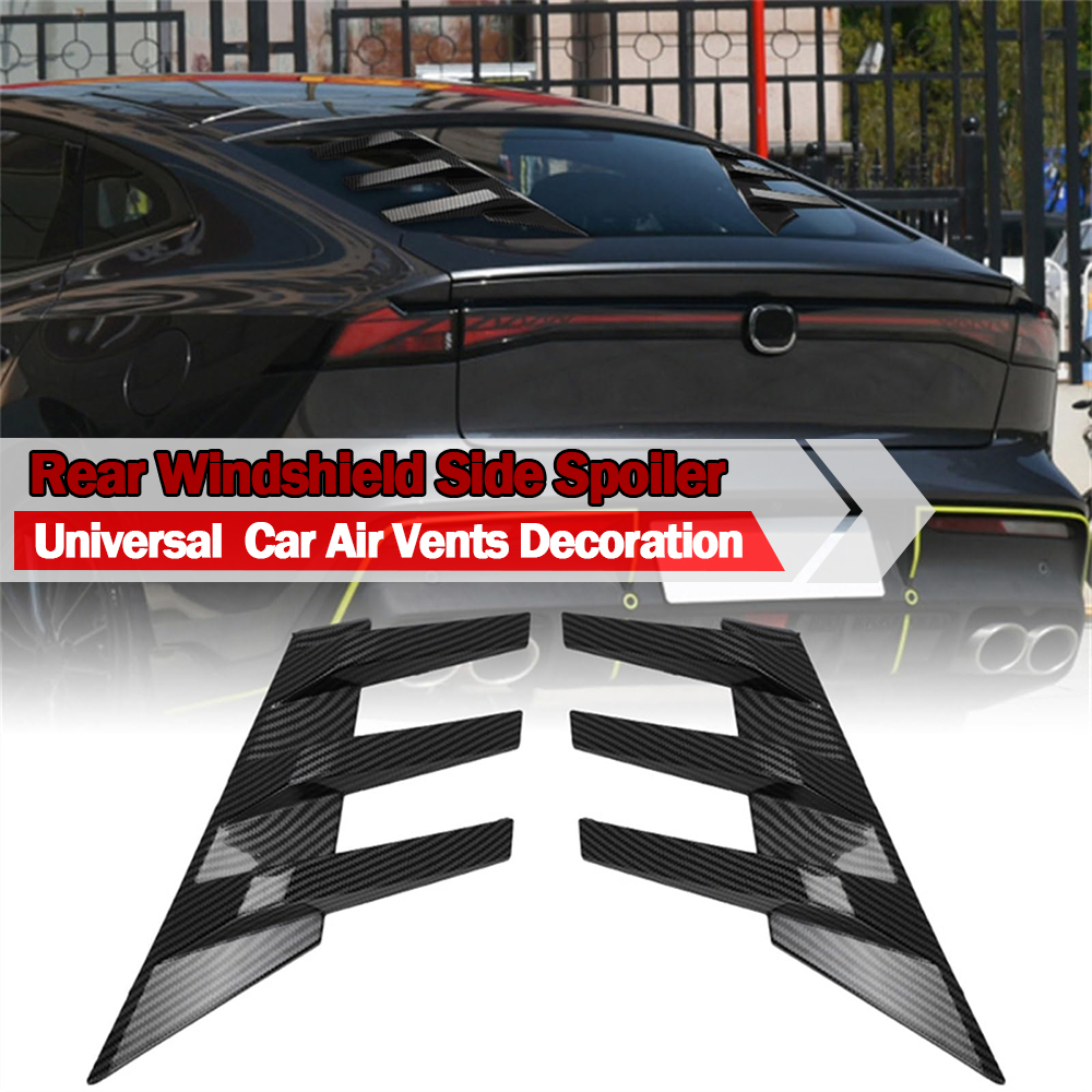 Alerón lateral Universal para parabrisas trasero, ventilación lateral, decoración, rejillas de ventana generales, accesorios decorativos para alas traseras exteriores