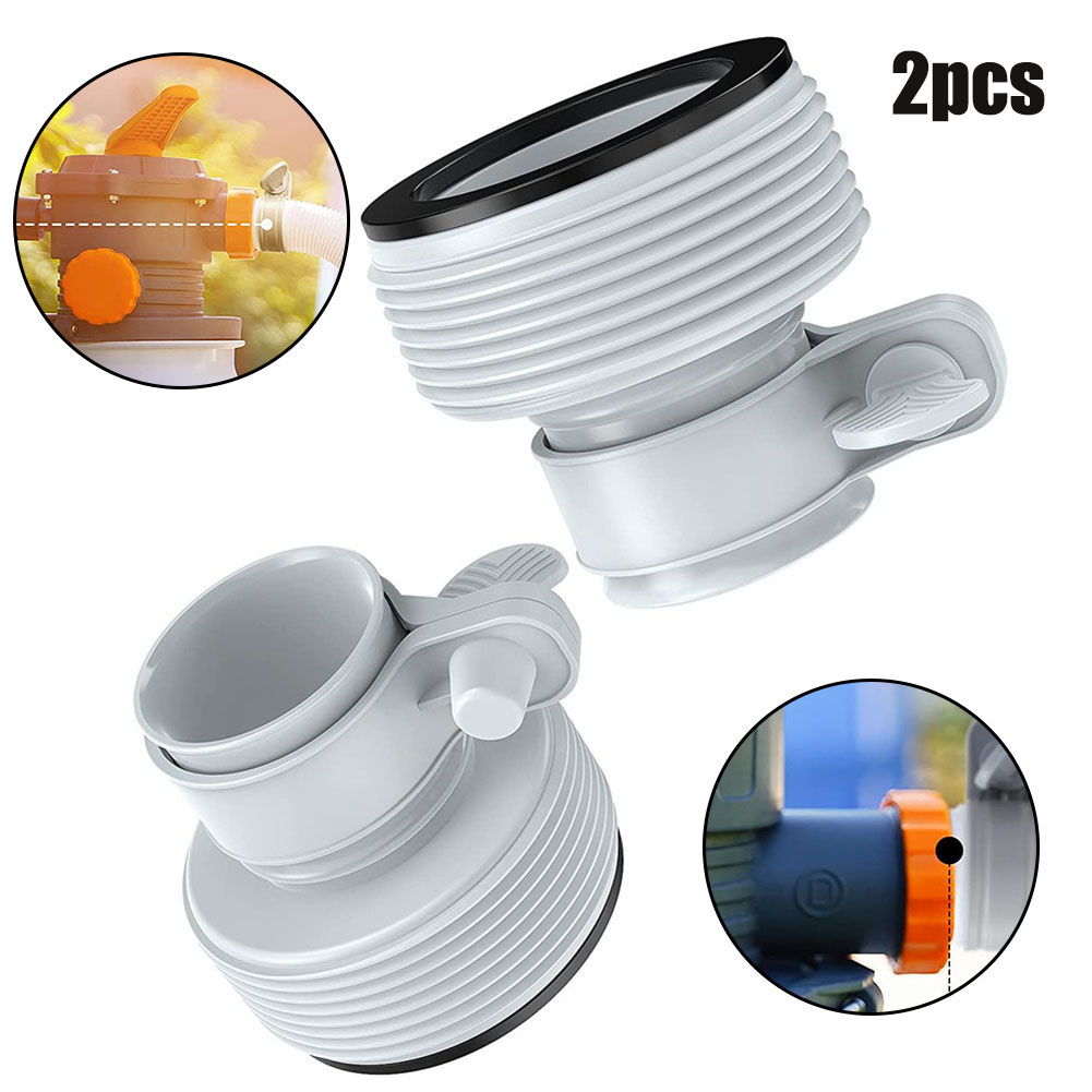 Per Intex 29061E tipo B Intex morsetto per piscina su raccordi convertitore Intex adattatore per tubo accessorio per piscina da 1,25 pollici a 1,5 pollici parti della pompa