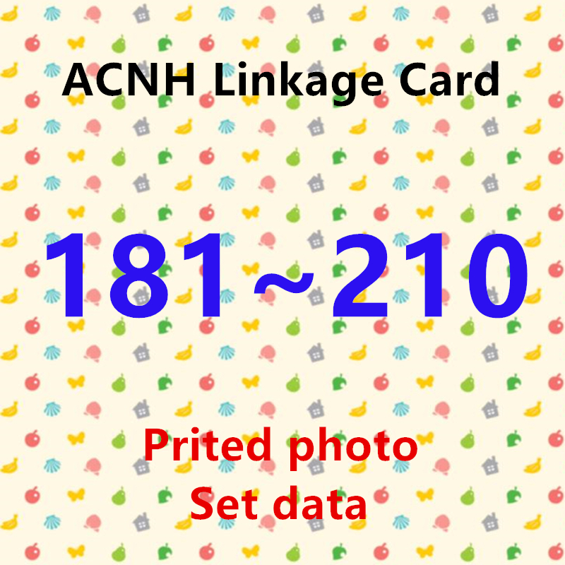 От (181 до 210) Печатная карта ACNH NTAG215 NFC для стандартной карты NS Games Series 2 и 3