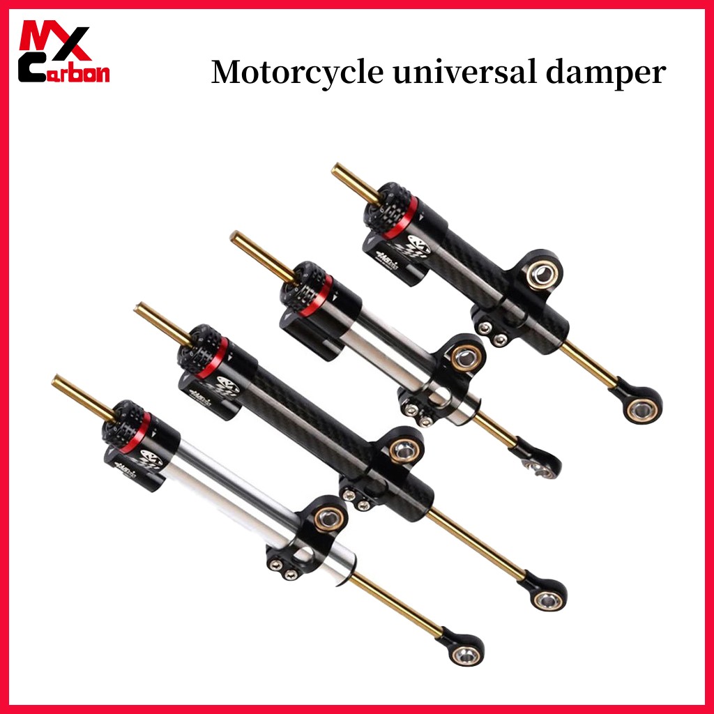 Stabilisateur d'amortisseur de moto universel, fibre de carbone réglable, Yamaha MT10, MT07, MT09, ZX6R, YZF, R6, CBR650R, CB1000R, 255mm, 342mm
