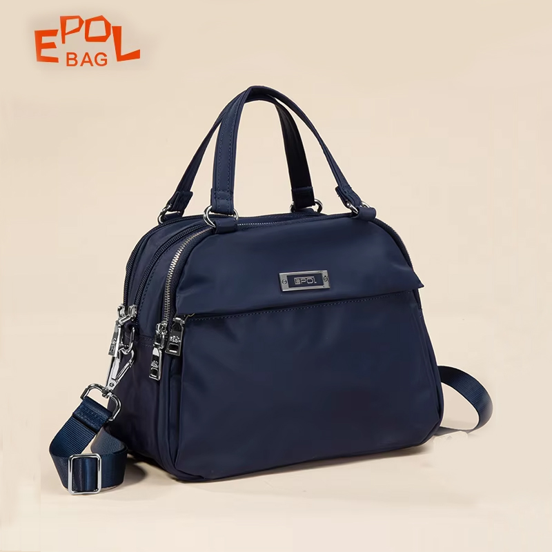 EPOL Damen-Handtasche, 2025, neue Tasche mit großer Kapazität, lässiges Einkaufen, modische Oxford-Stoff-Einkaufstasche, Canvas-Kuriertaschen, 6026-01