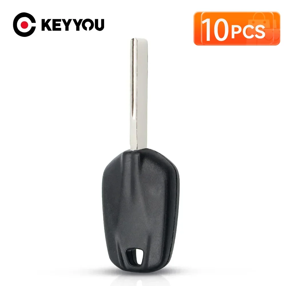 KEYYOU 10PCS HU83 Uncut Blade Transponder Car Key Shell Case Fob For Citroen Fit Peugeot 508 No Include Chip