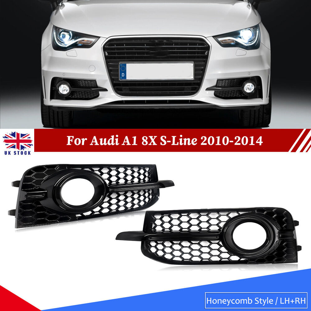 Per Audi A1 8X S-Line 2010-2014 Paraurti anteriore A nido d'ape Copertura griglia fendinebbia UK