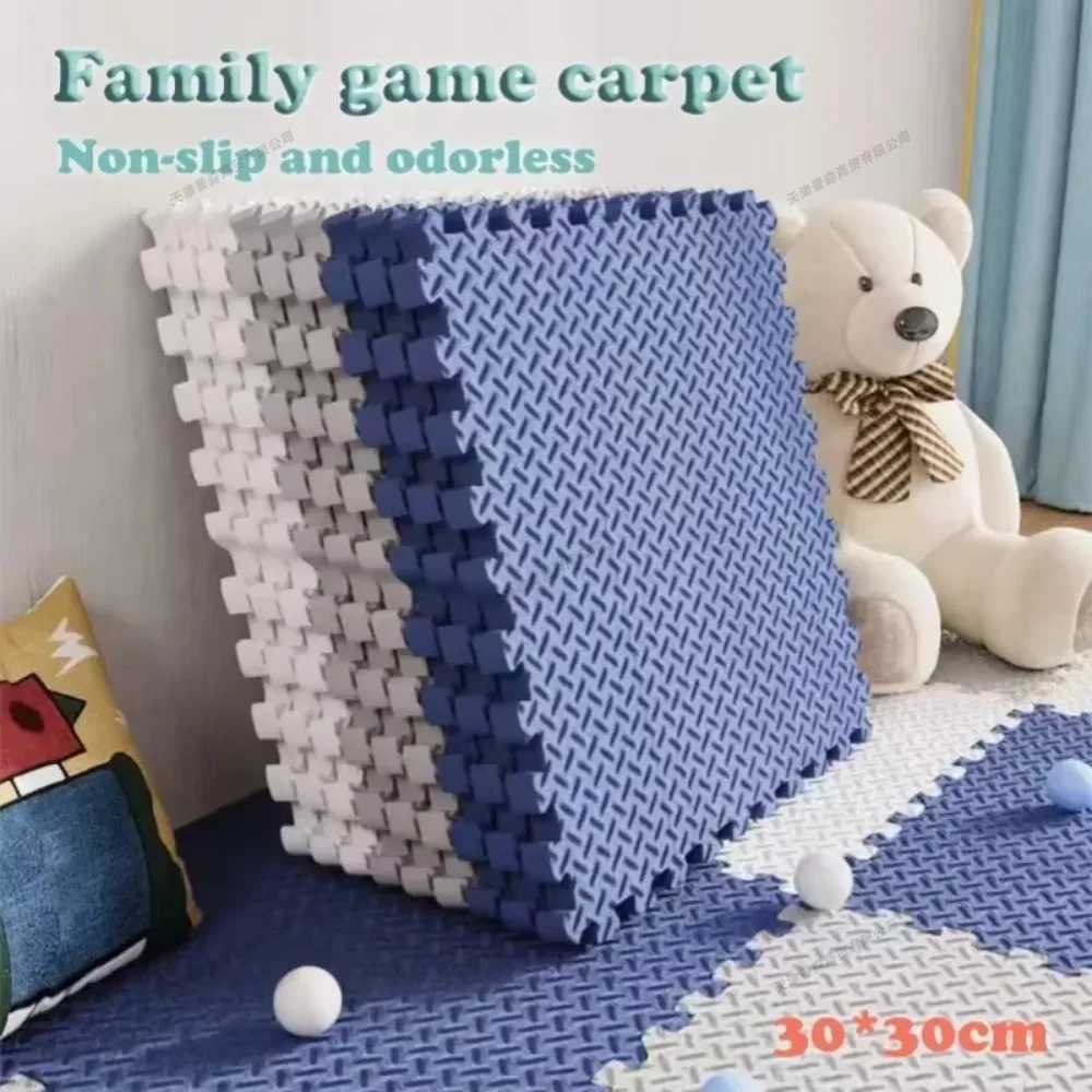 16 pçs tapete de jogo do bebê espuma esportes e fitness tapete 30x30cm à prova de choque emenda esportes tapetes antiderrapantes brinquedos do bebê crianças playmats