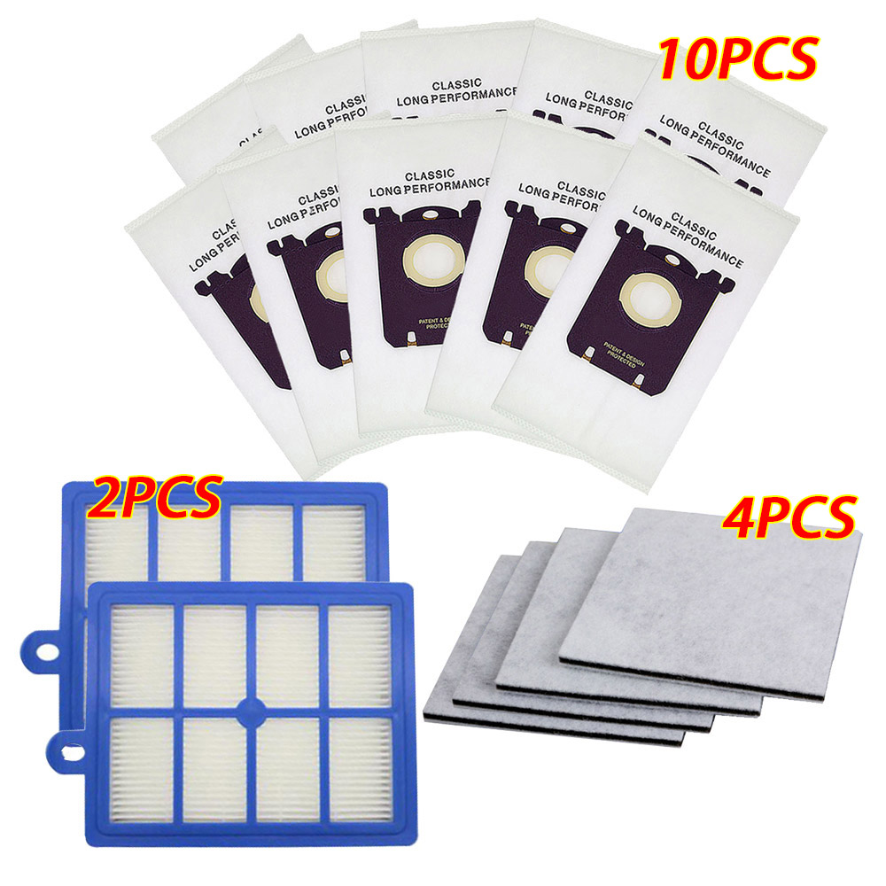 Dust Bags for s-bag and Hepa filter Motor cotton filter for Philips Electrolux FC9064 FC9104 FC9050 FC9056 FC9084 FC9085 FC9086