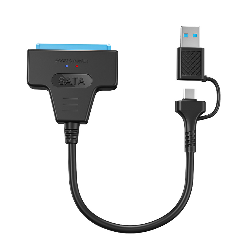 Nowy USB 3.0 3.1 SATA na USB kabel USB 3.0 do SATA III Adapter dysku twardego kompatybilny z 2.5 dysków twardych SSD UASP wsparcie