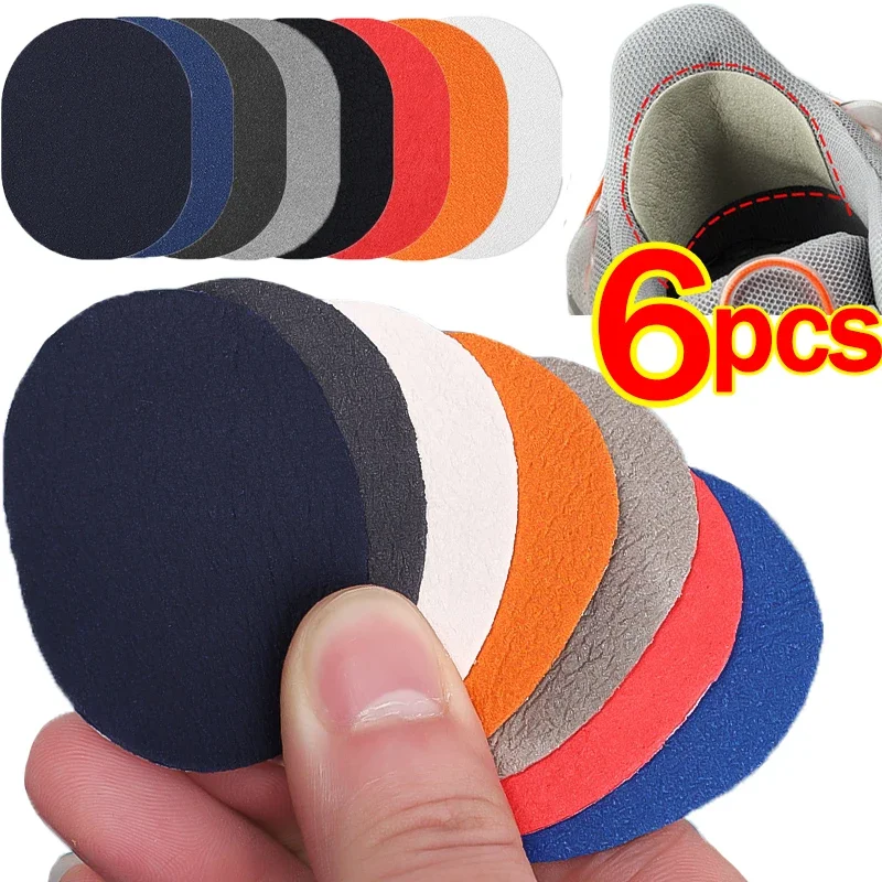 6 unids/set zapatos deportivos parches Vamp reparación sustancia plantillas de zapatos parche zapatillas Protector de talón parche adhesivo reparación zapatos talón