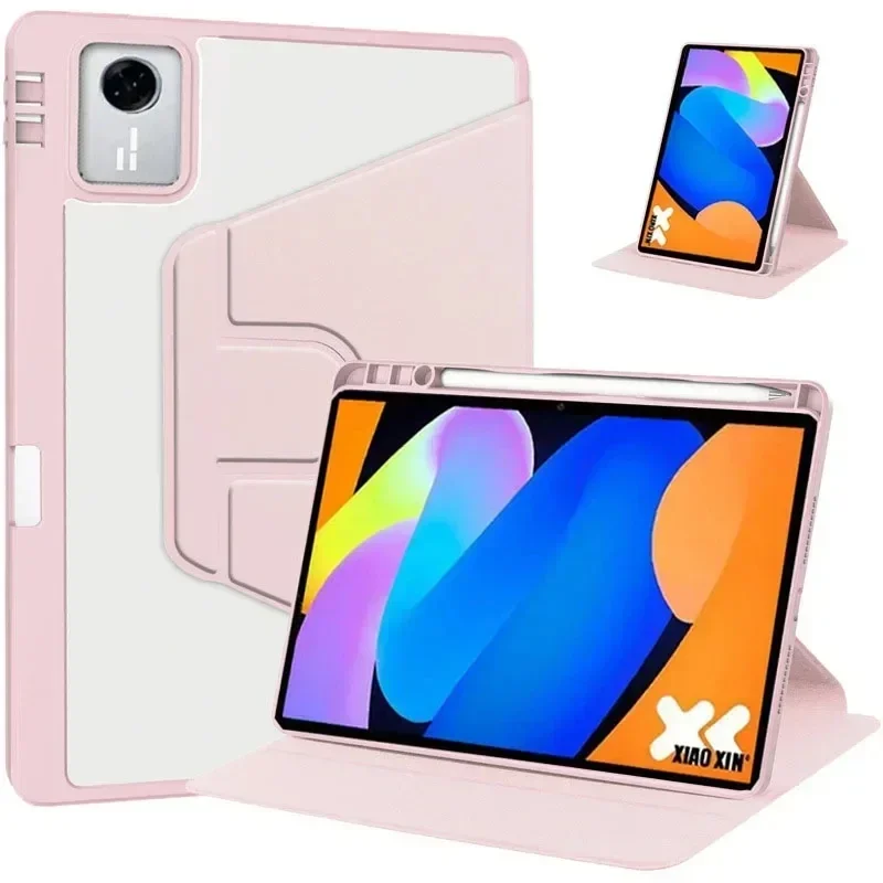 360 °   Rotatie Case voor Lenovo Idea Tab 11 TB336FU TB336ZU Potlood Houder voor Xiaoxin Pad 11 2025, Cover Horizontale/Verticale Stand