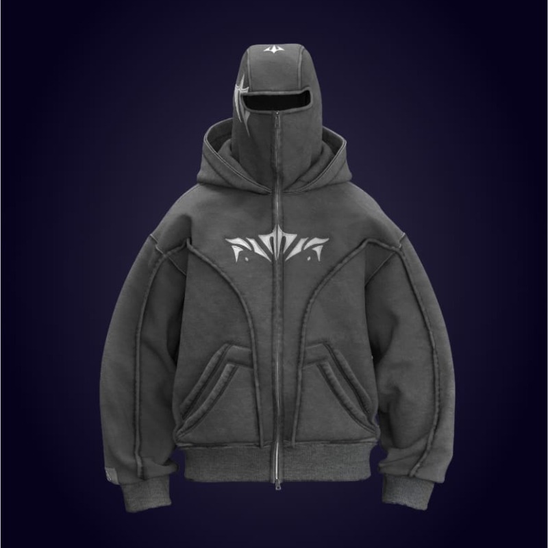 Y2k vintage zip up hoodie moda padrão impresso chapéu duplo resistente ao frio design moletom oversized gótico roupas das mulheres dos homens