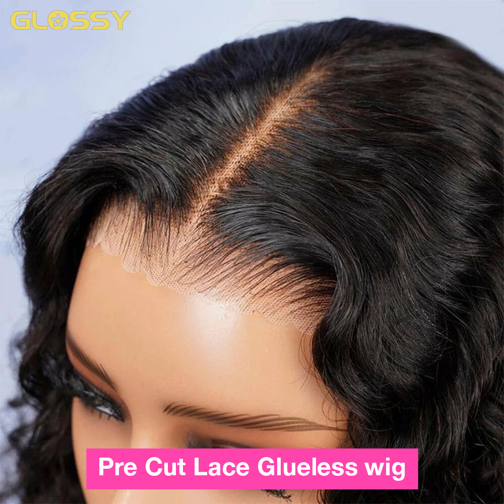 250% Deep Wave Glueless Wig Human Hair Curly 13x6 HD Frontal Wig Water Wave Lace Front Wigs 5x5 7x5 HD Lace Wear And Go Wig Sale