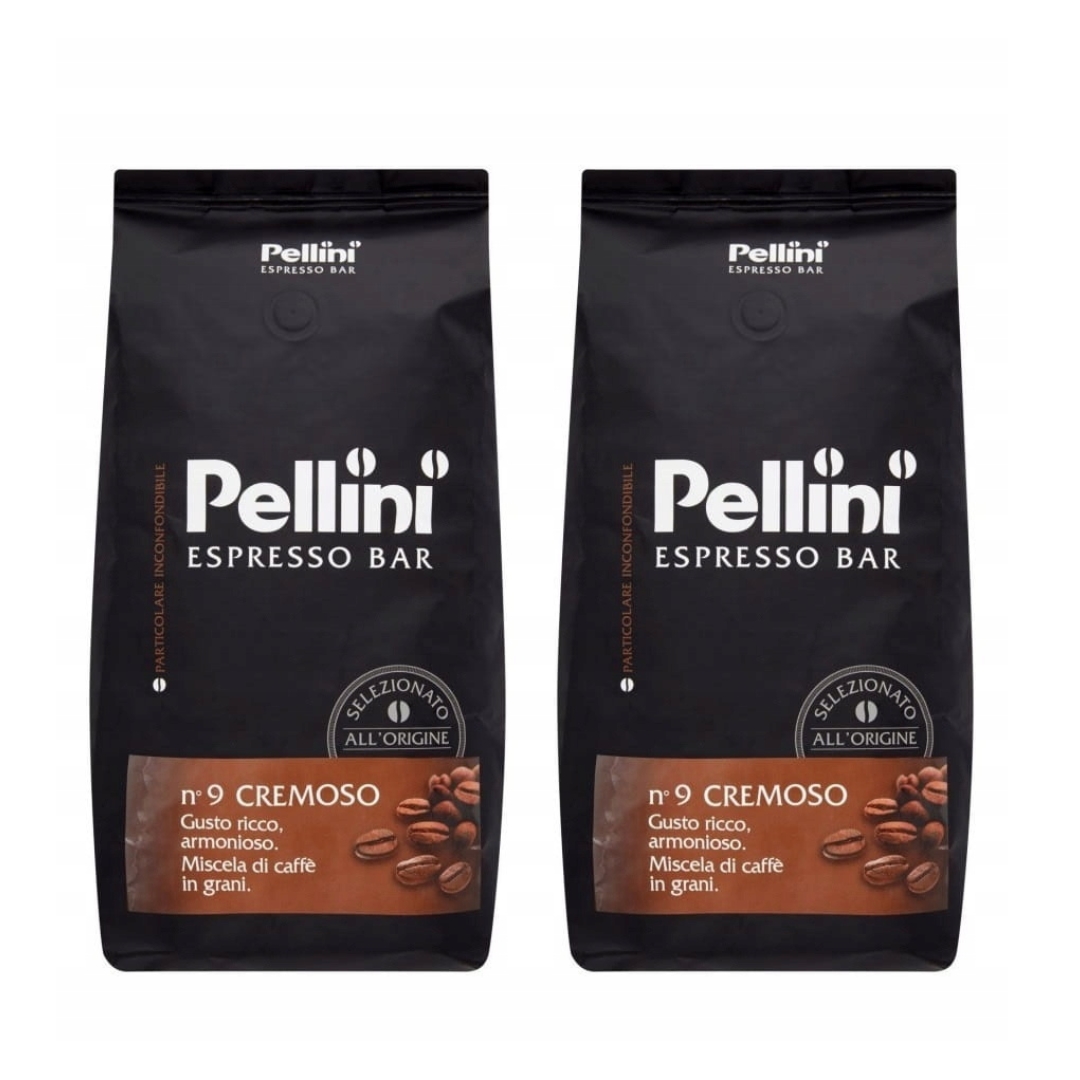 Kaffeebohnen Nr. 9 Cremoso 2x1kg - Pellini