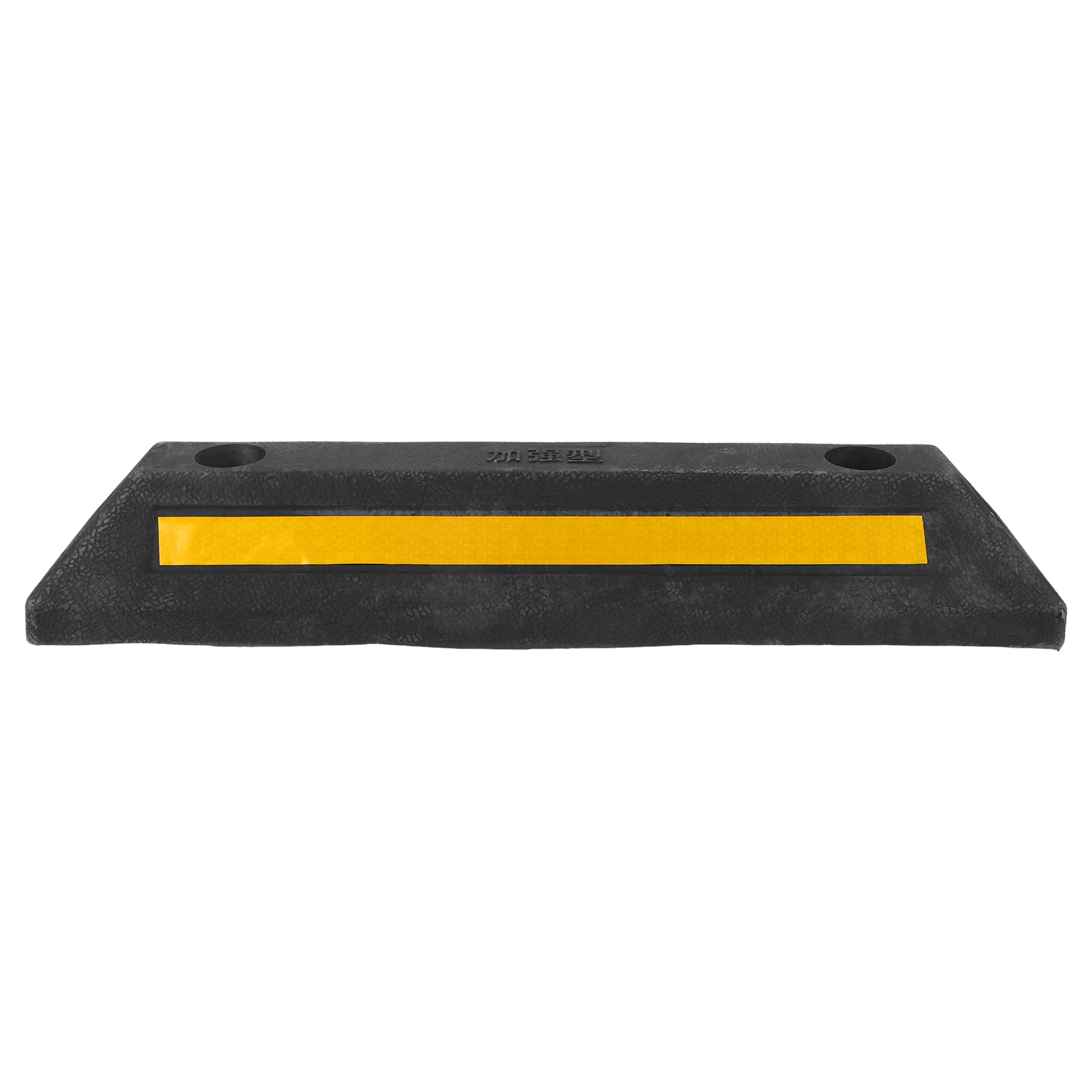 Tapón de goma para neumáticos de coche, para suelo de garaje, remolque de estacionamiento resistente, rueda indicadora de vehículos con cinta reflectante amarilla