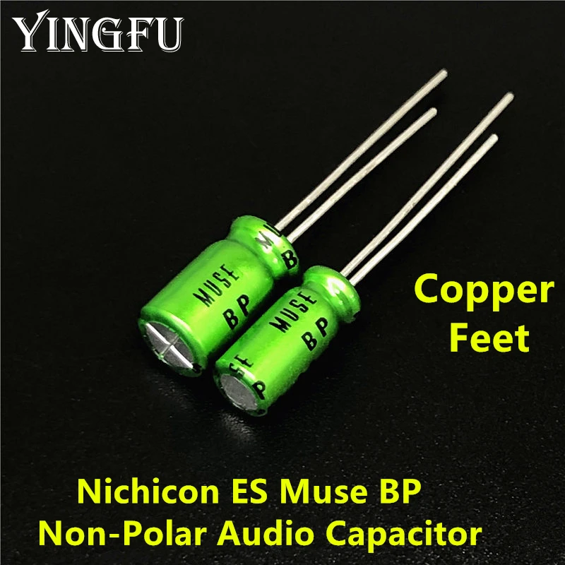 4 Teile/los Nichicon MUSE BP ES (Bi) Nicht Polar Nicht Polar Bipolar HiFi Audio Kondensator 4,7 uf/10 uf/22 uf/47 uf/100 uf 25 V/50 V Kupfer füße