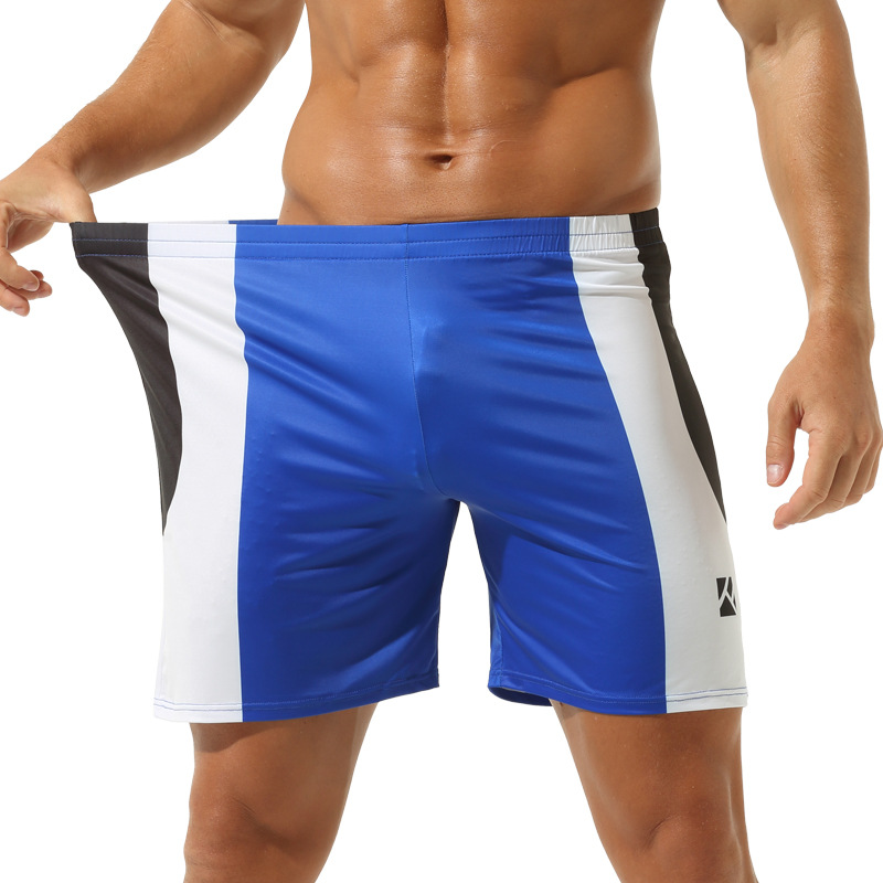 Celana olahraga warna senada tren fashion kasual celana tiga perempat celana pantai bernapas celana pendek basket boxer F3701