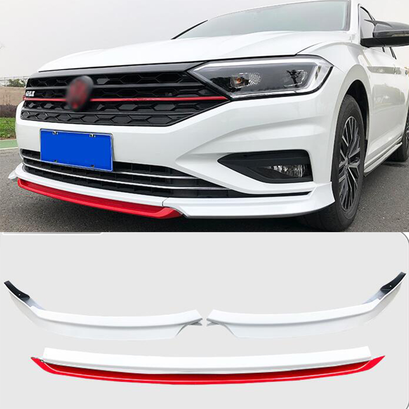 Для ABT Style ABS передний бампер диффузор для губ Splitter Volkswagen Jetta ремонт аксессуары комплект кузова 2019-2021 год
