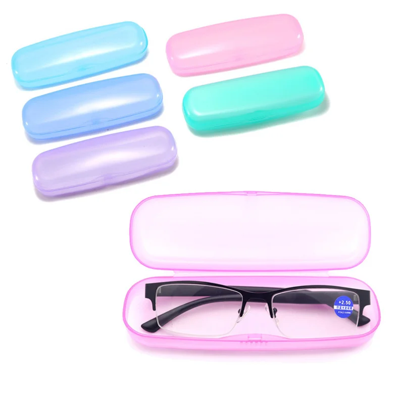Bril Geval Transparant Pvc Vrouwen Mannen Plastic Zonnebril Glazen Doos Nieuwe Brillen Case Leesbril Case