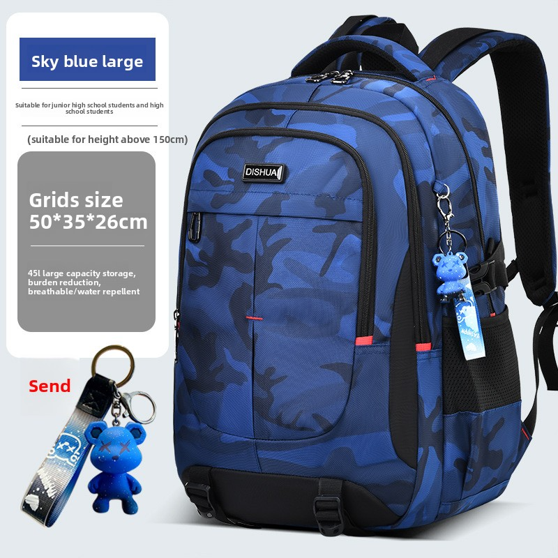 2025 new camouflage Outdoor travel backpack for men 2 size Rucksack for male High capacity school bag for college student Boys