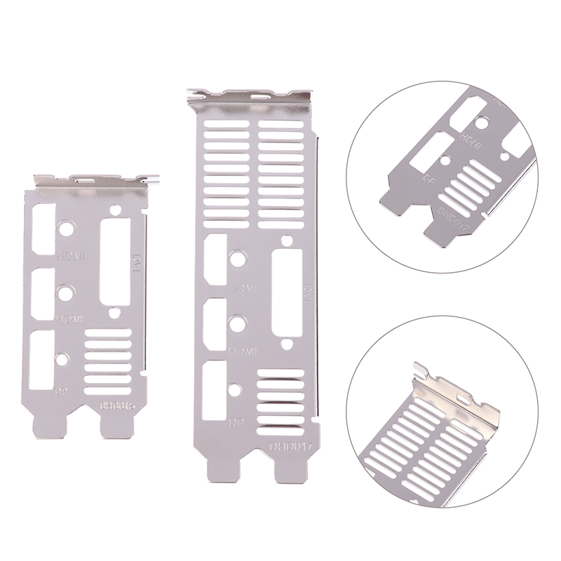 Soporte de placa trasera de escudo IO I/O para GIGABYTE GTX730 750 1050Ti 1650 bisel de tarjeta gráfica accesorios deflectores en blanco