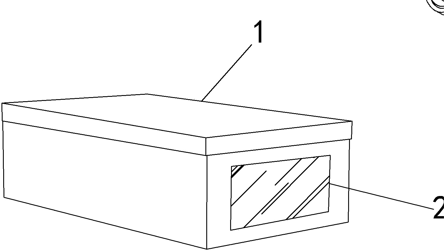 Caja de embalaje de zapatos/Enlace de pago de bolsa de polvo